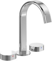 Villeroy & Boch Dawn Deck-Mounted Three-Hole Basin Mixer - Chrome