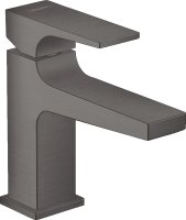 Hansgrohe Metropol Single Lever Basin Mixer 100 with Lever Handle Including Waste Set - Brushed Black Chrome