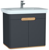 Vitra Sento 800mm Vanity Unit & Basin - Anthracite