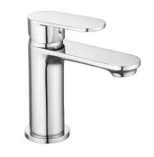 The White Space True Mini Mono Basin Mixer with Pop-Up Waste - Chrome