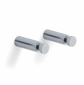 Origins Living Pin Robe Hooks Long X2 - Chrome