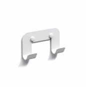 Origins Living Quick Double Robe Hook - White