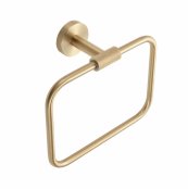 Origins Living Turner Towel Ring - Brushed Brass