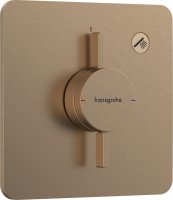 Hansgrohe Duoturn Q Mixer for Concealed Installation for 1 Function - Brushed Bronze