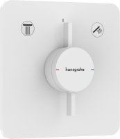 Hansgrohe Duoturn Q Mixer for Concealed Installation for 2 Functions - Matt White