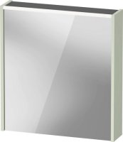 Duravit D-Code 650mm x 700mm Illuminated Left Opening Mirror Cabinet - Pale Green