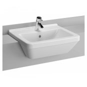 Vitra S50 Square 550mm Semi Recessed Basin