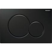 Geberit Sigma 01 Jet Black Dual Flush Plate