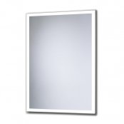 Origins Living 700mm Solid Light Mirror - Satin Aluminium