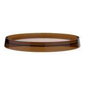 Kartell by Laufen 185mm Storage Tray Disc - Amber