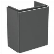 Ideal Standard Strada II 450mm Wall Hung Matt Anthracite Left Hand Guest Washbasin Unit