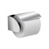 Origins Living G Pro Toilet Roll Holder with Flap - Brushed Stainless Steel