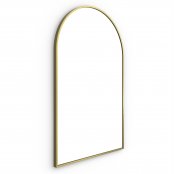 Origins Living 800 x 500mm Docklands Arch Mirror - Brushed Brass