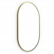 Origins Living 800 x 500mm Docklands Capsule Mirror - Brushed Brass