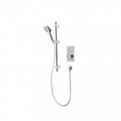 Tavistock Axiom Single Function Push Button Concealed Shower System with Riser Kit - Chrome