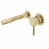 Tavistock Anthem Wall Mounted Basin Mixer - Brushed Brass