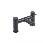 Tavistock Anthem Deck Mounted Bath Filler - Black