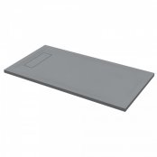 Roman Infinity Slate 1600 x 800mm Grey Rectangular Shower Tray