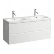 Laufen Lani Gloss White 1200mm 4 Drawer Vanity Unit