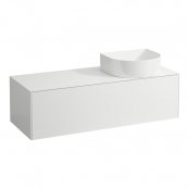 Laufen Sonar 1200mm Matt White Drawer Element with Right Cutout