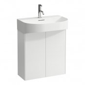 Laufen Sonar 600mm Matt White 2 Door Vanity Unit