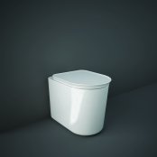 RAK Valet Rimless Back to Wall Pan - Alpine White