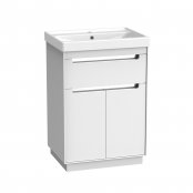 Tavistock Acumen 600mm Floor Mounted Vanity Unit & Basin - White