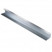 Zest Aluminium Chrome Trims For Use with 10mm Panels - 2400mm End Cap