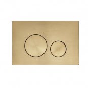 Tavistock Round Flush Plate - Brushed Brass