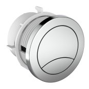 Armitage Shanks Conceala 3 Crescent Pneumatic Dual Flush Push Button - Chrome