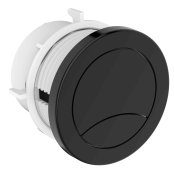 Armitage Shanks Conceala 3 Crescent Pneumatic Dual Flush Push Button - Black