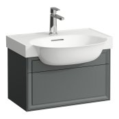 Laufen The New Classic 600mm Vanity Unit with One Drawer - Traffic Grey