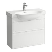 Laufen The New Classic 800mm Vanity Unit with Two Drawers - Matt White