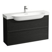 Laufen The New Classic 1200mm Vanity Unit with Two Drawers - Blacked Oak