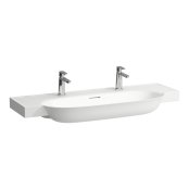 Laufen The New Classic 1200mm Semi Recessed Basin with 2 Tap Holes - White