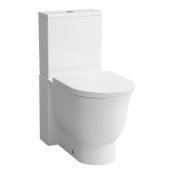 Laufen The New Classic Rimless Close Coupled Toilet (Bottom Inlet) - Matt White