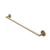 Abacus Iso Pro Single Towel Rail - Brushed Brass