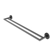 Abacus Iso Pro Double Towel Rail - Anthracite