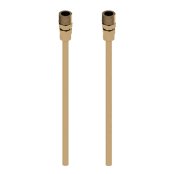 Abacus Basin Isolation Valve Extensions - Brushed Brass