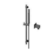 Abacus Square Outlet Shower Valve Riser Rail Kit - Anthracite