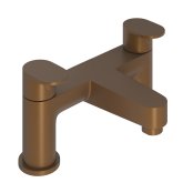 Abacus Ki Deck Mounted Bath Filler - Brushed Bronze