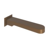 Abacus Ki Wall Mounted Bath Spout - Brushed Bronze