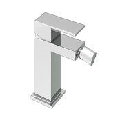 Abacus Plan Mono Bidet Mixer - Chrome