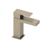 Abacus Plan Mono Basin Mixer - Brushed Nickel