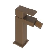 Abacus Plan Mono Bidet Mixer - Brushed Bronze