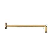 Abacus Emotion Round Fixed Wall Arm 380mm - Brushed Brass