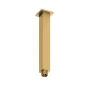 Abacus Emotion Square 250mm Fixed Ceiling Arm - Brushed Brass