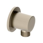 Abacus Emotion Round Wall Outlet Shower Valve - Brushed Nickel