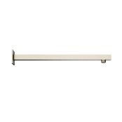 Abacus Emotion Square 370mm Fixed Wall Arm - Brushed Nickel