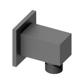 Abacus Emotion Square Wall Outlet Shower Valve - Anthracite